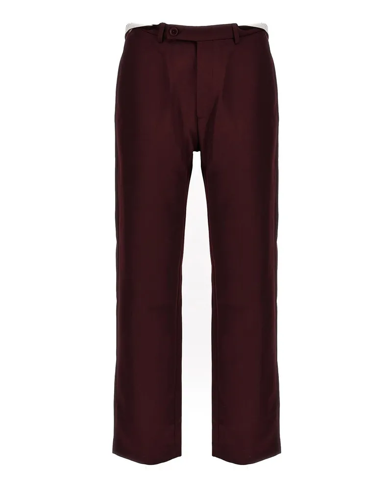 Martine Rose Formale Hose - Dunkelrot Dunkelrot