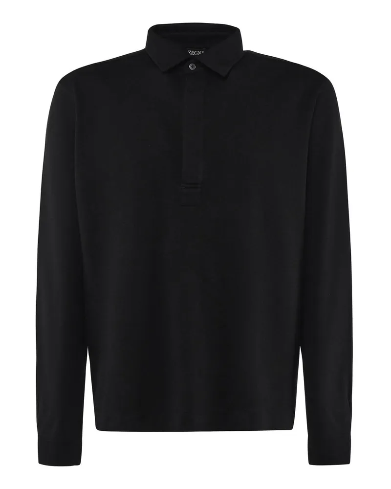 Ermenegildo Zegna Poloshirt - Schwarz Schwarz