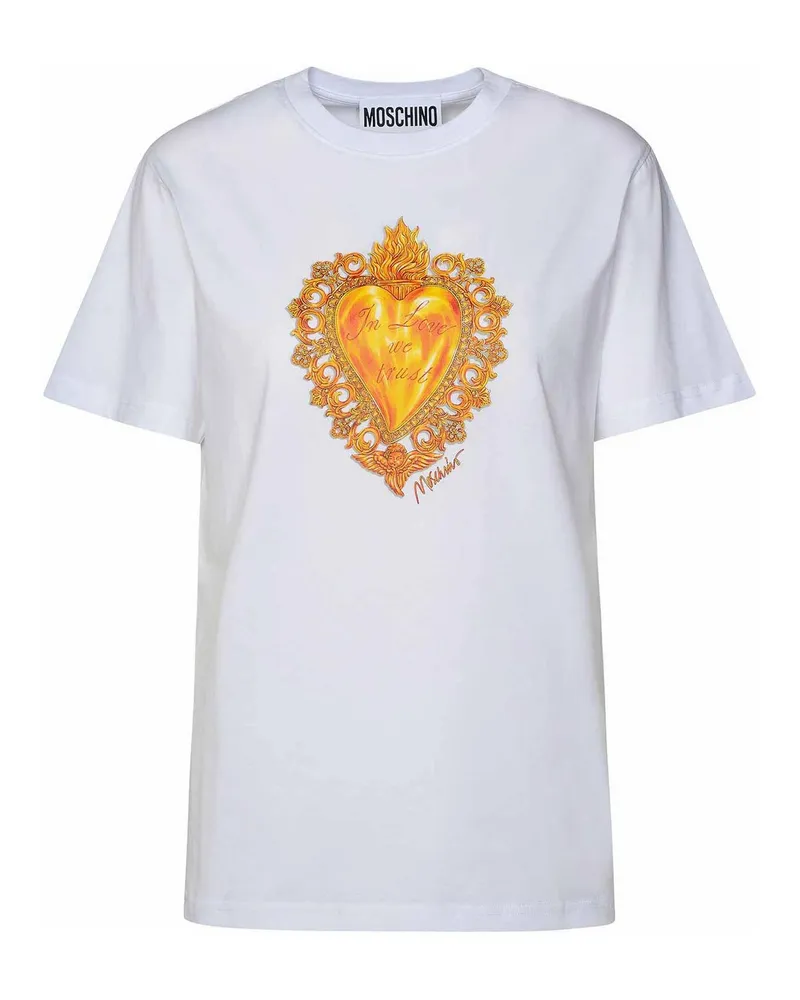 Moschino T-Shirt - Weiß Weiß