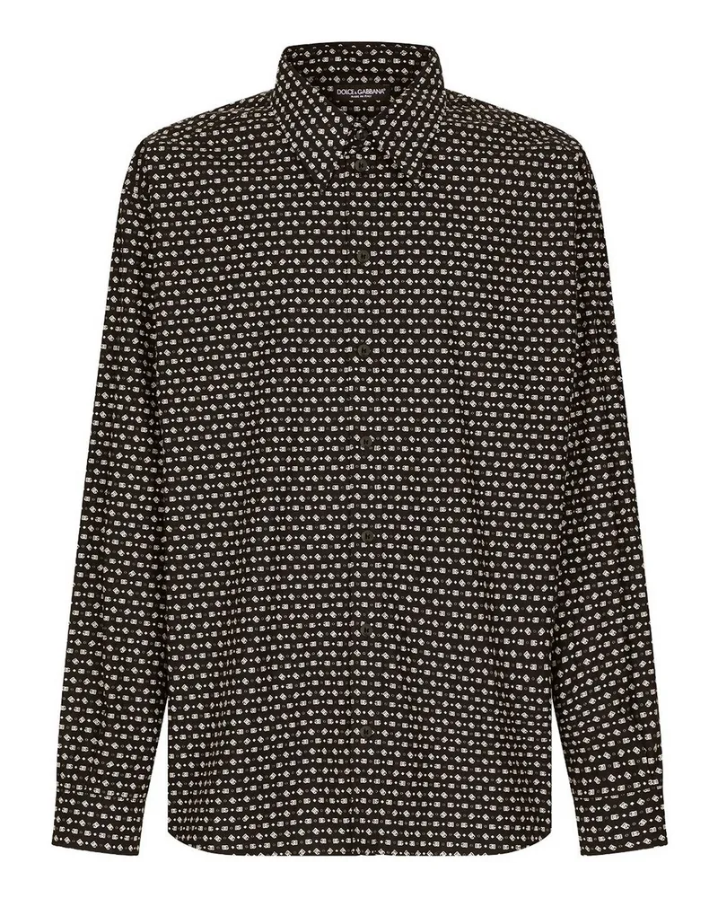 Dolce & Gabbana Hemd - Schwarz Schwarz
