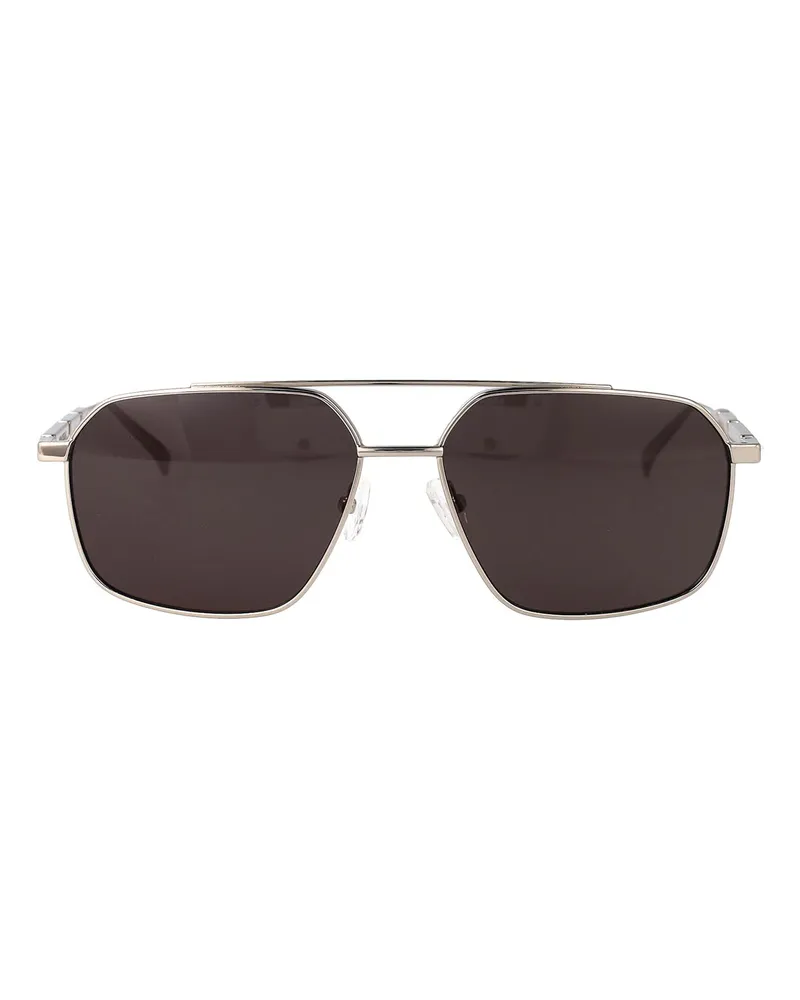 Alexander McQueen Sonnenbrille - Silber Silber