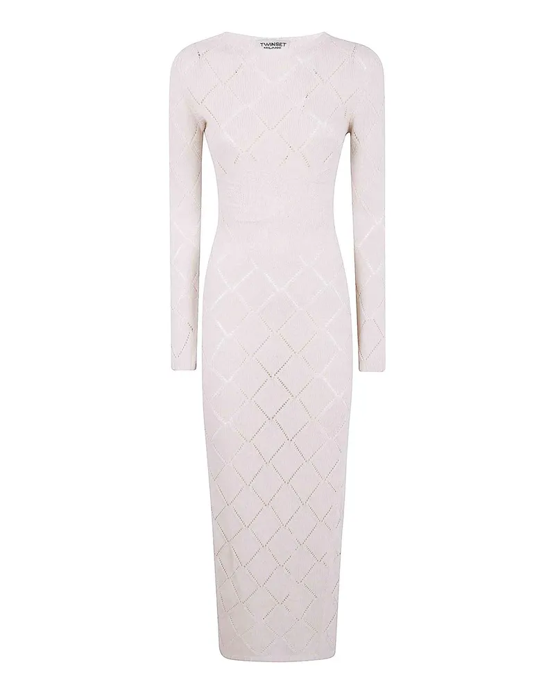Twin-Set Kurzes Kleid - Weiß Weiß