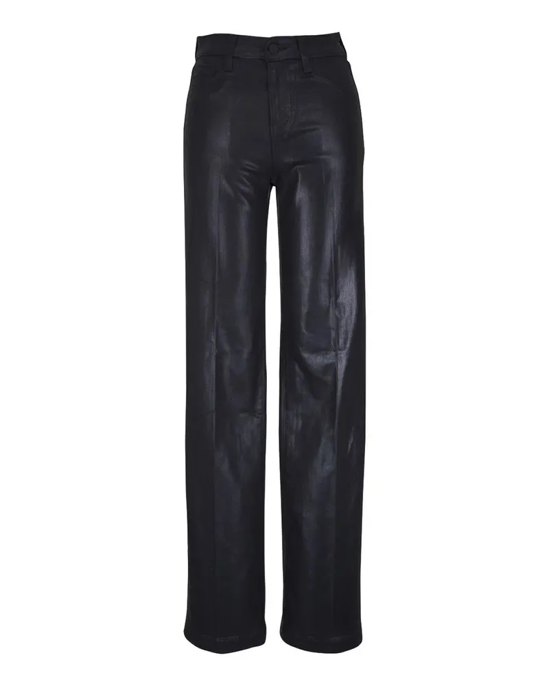L'Agence Straight Leg Jeans - Schwarz Schwarz