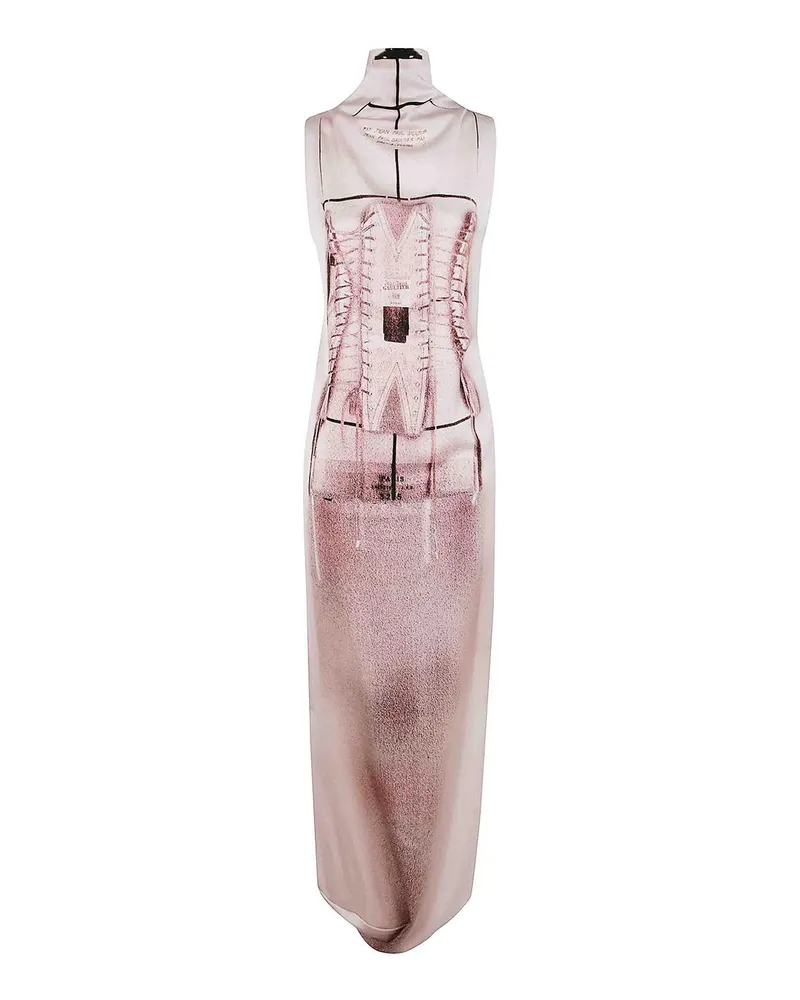 Jean Paul Gaultier Maxikleid - Schwarz Schwarz