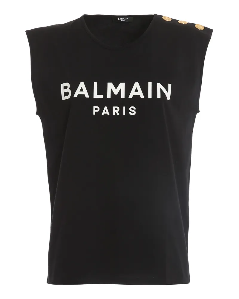 Balmain T-Shirt - Schwarz Schwarz
