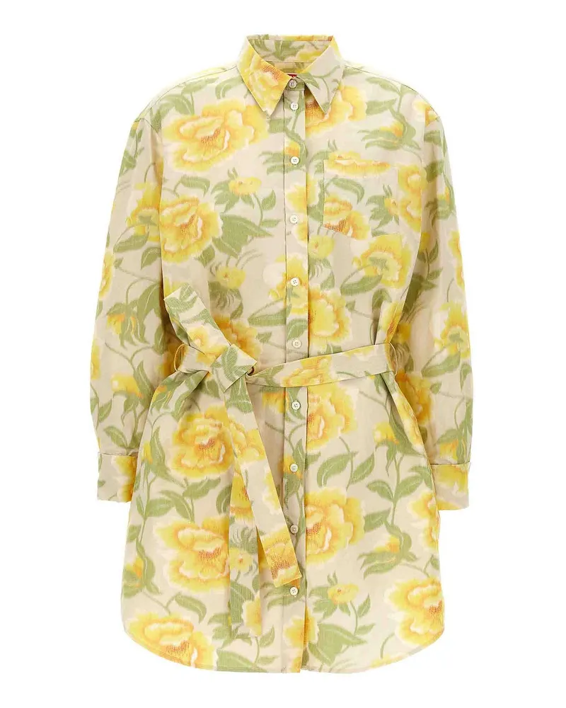 Kenzo Knielanges Kleid - Bunt Bunt