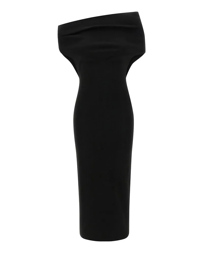 ARMARIUM Knielanges Kleid - Schwarz Schwarz