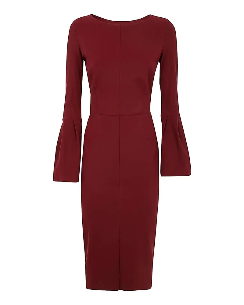 Chiara Boni Knielanges Kleid - Braun Bordeaux