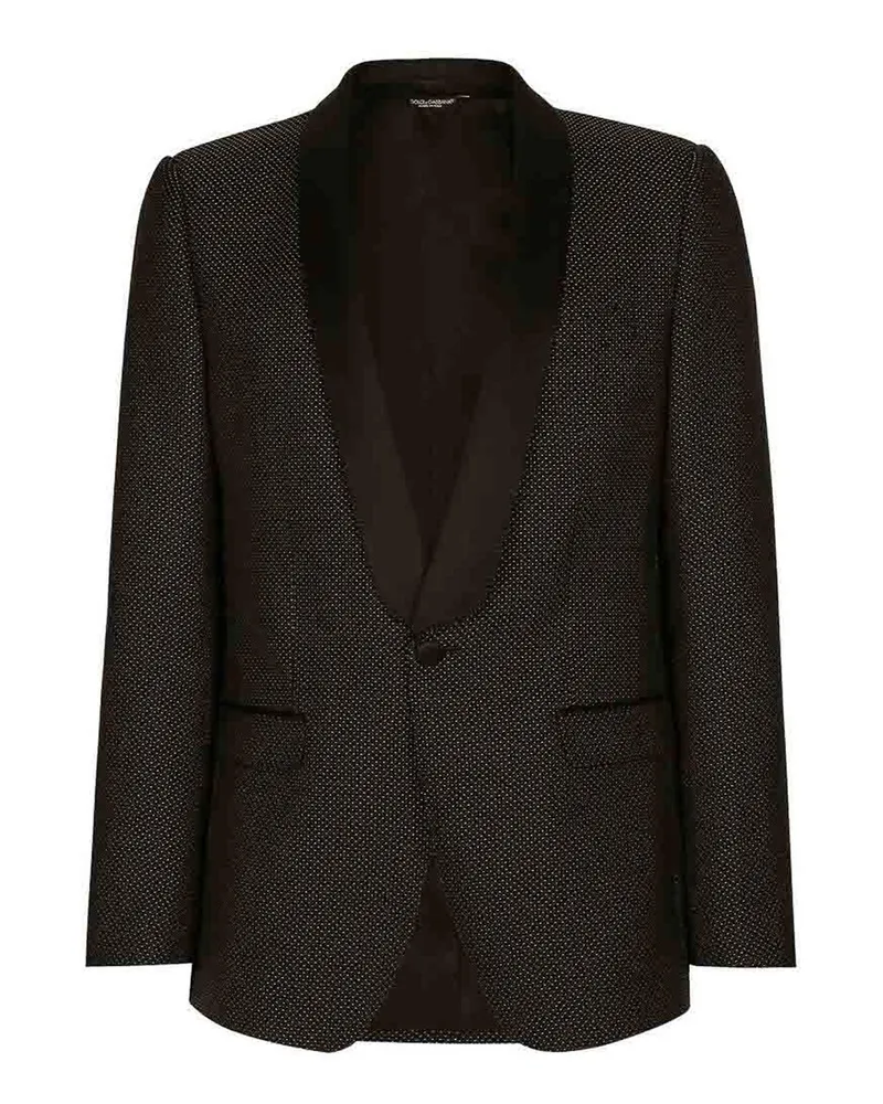 Dolce & Gabbana Eleganter Anzug - Schwarz Schwarz