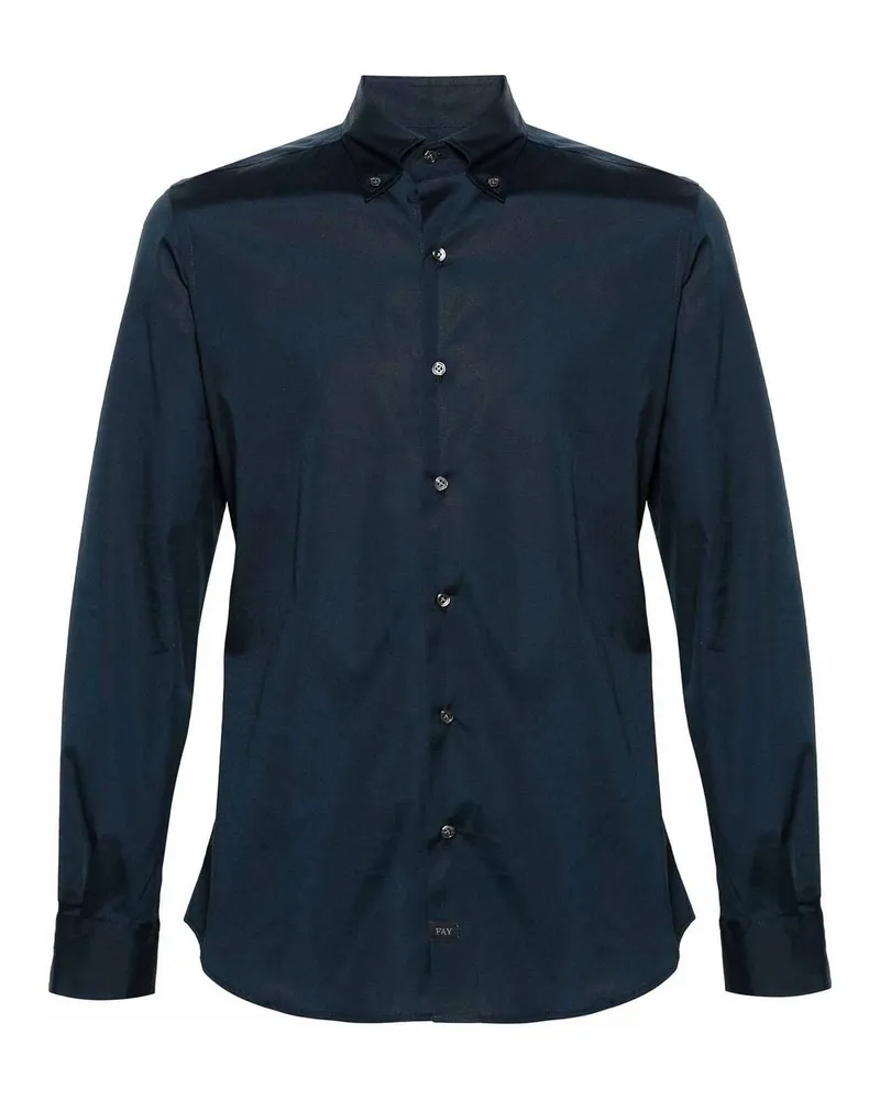 Fay Hemd - Blau Blau