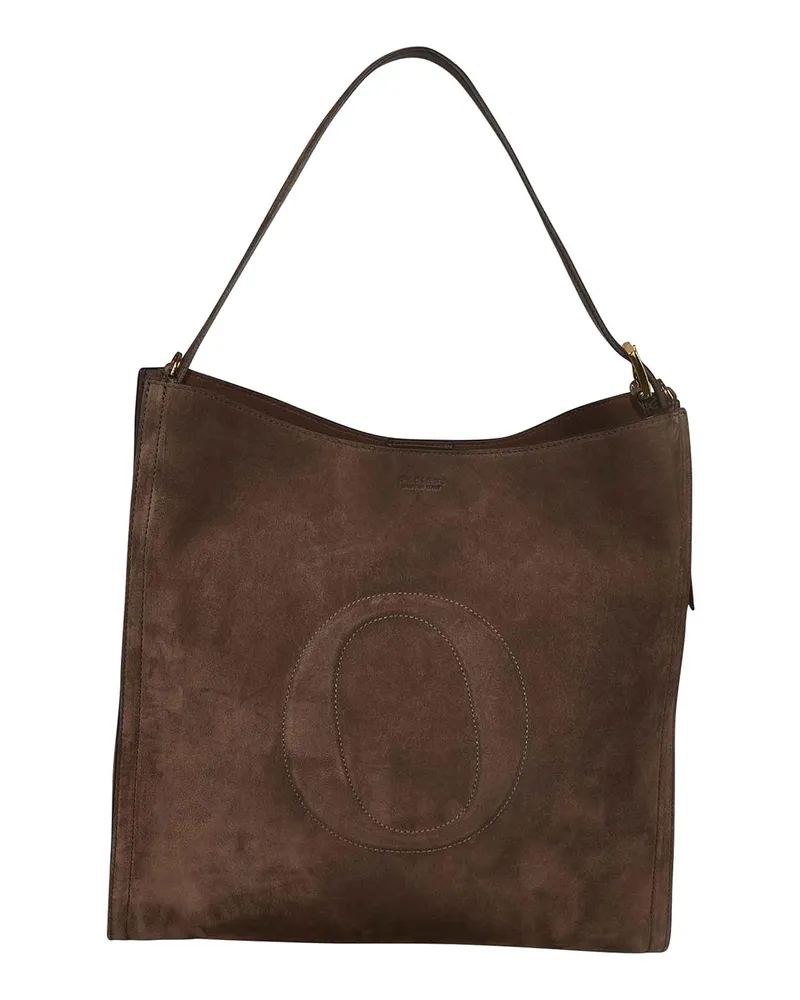 Orciani Schultertasche - Dunkelbraun Dunkelbraun