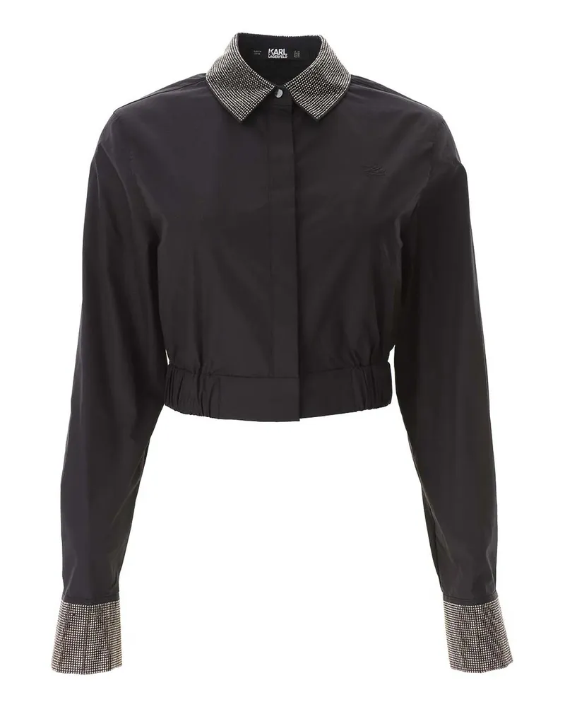 Karl Lagerfeld Hemd - Schwarz Schwarz