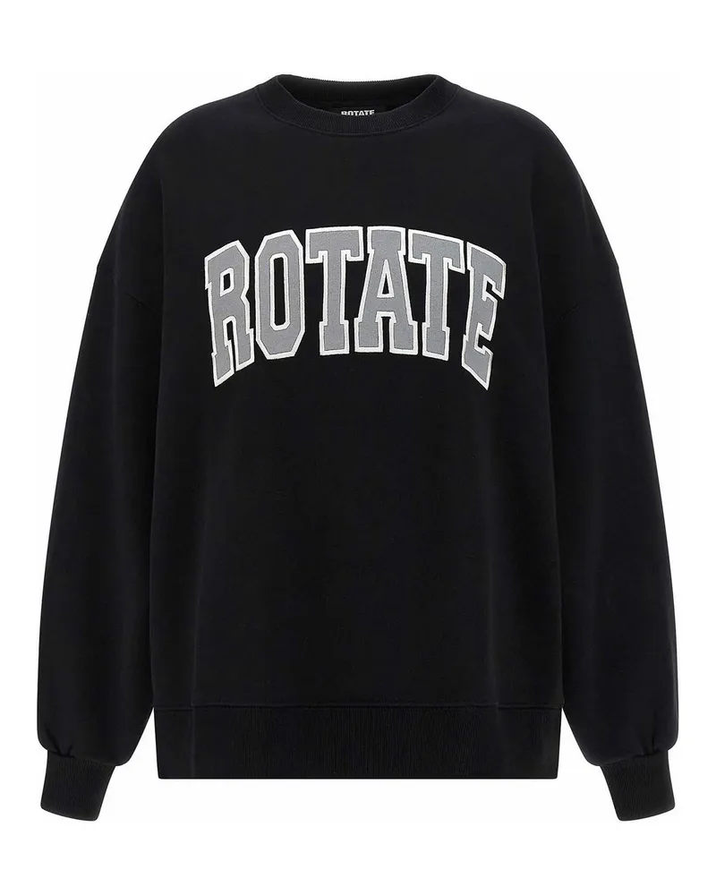 ROTATE Birger Christensen Sweatshirt - Schwarz Schwarz