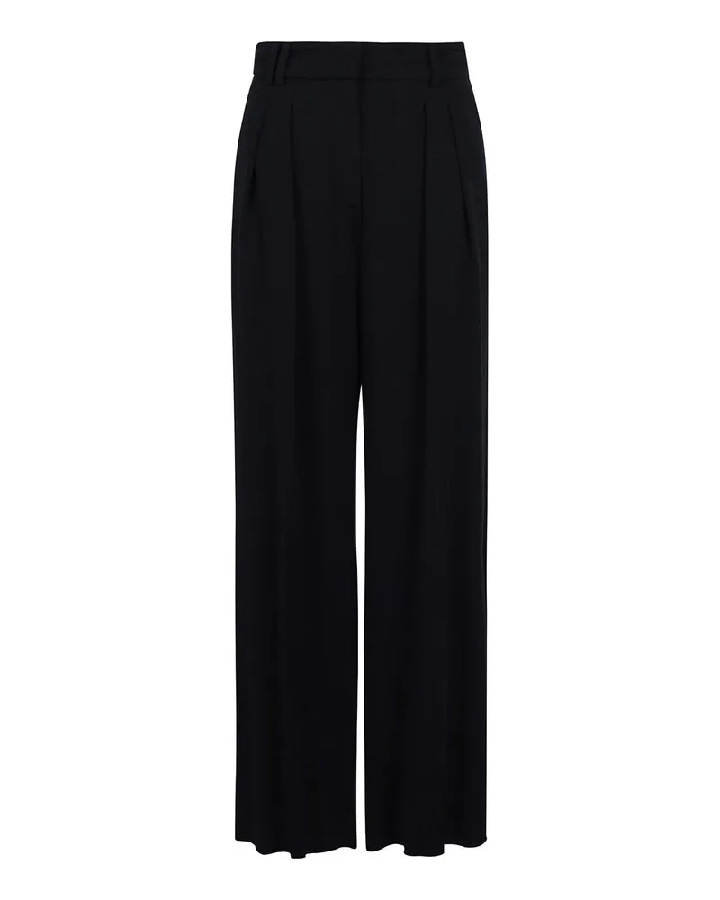 Max Mara Formale Hose - Schwarz Schwarz