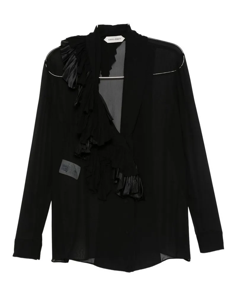 Alberta Ferretti Bluse - Schwarz Schwarz