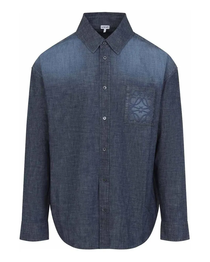 Loewe Hemd - Blau Blau