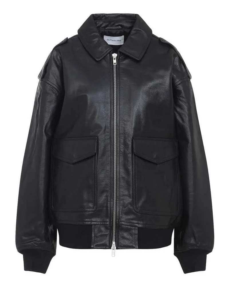 FRANKIE Shop Lederjacke - Schwarz Schwarz