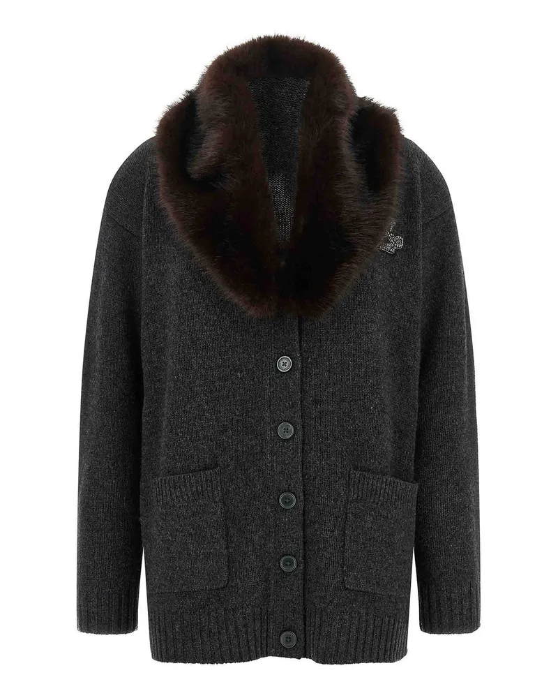 Ralph Lauren Cardigan - Grau Grau