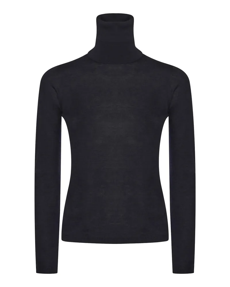 Max Mara Rollkragenpullover - Blau Blau