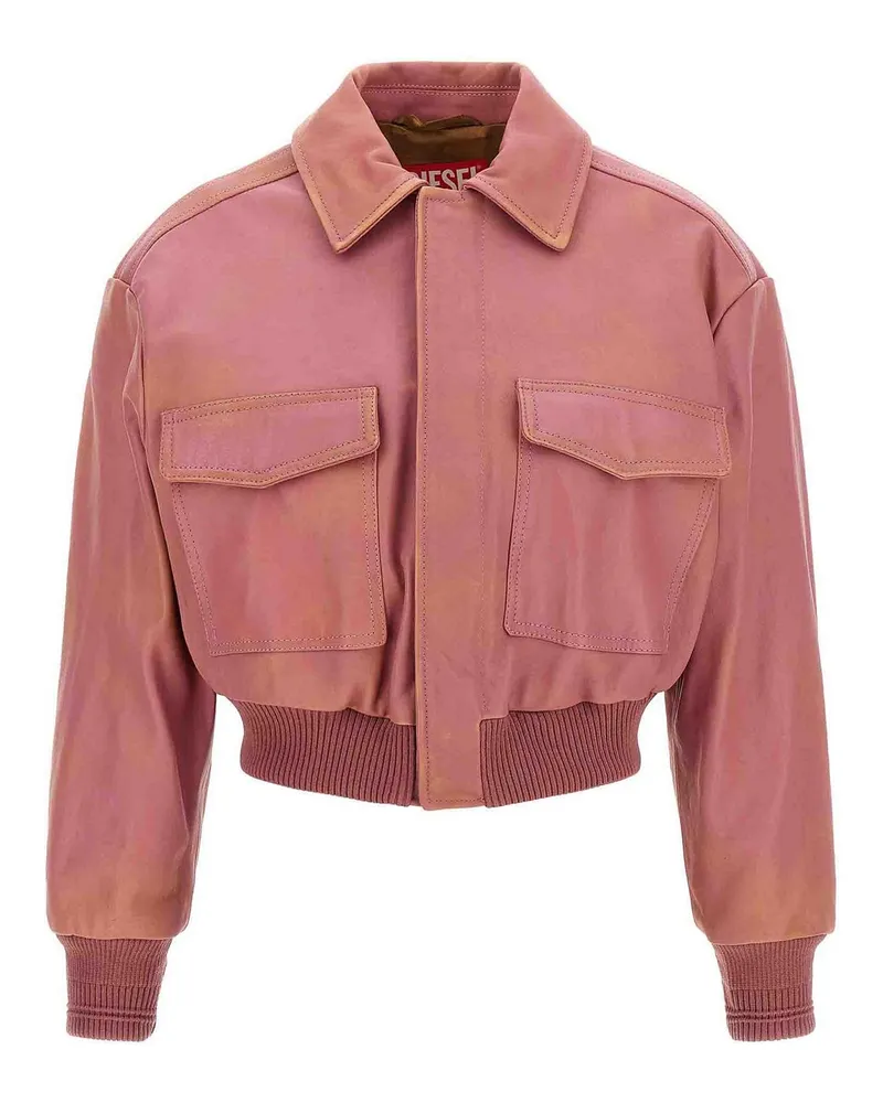 Diesel Lederjacke - Nude Nude