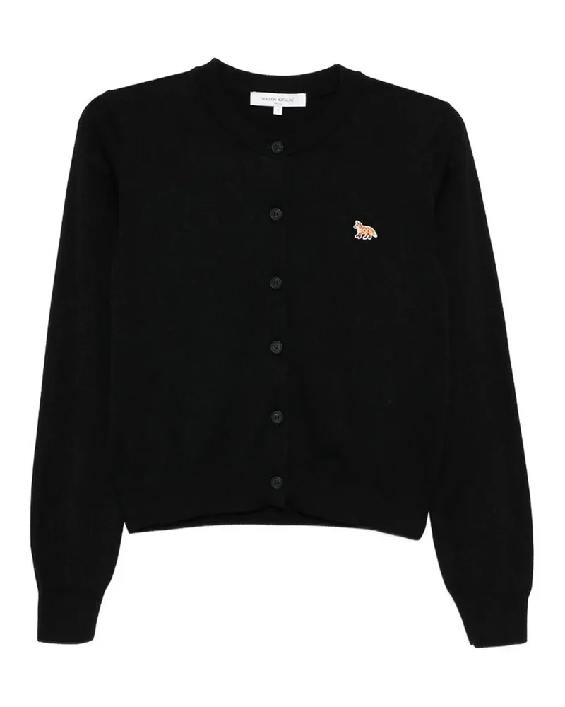 Kitsuné Cardigan - Schwarz Schwarz