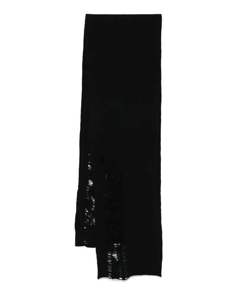 Ann Demeulemeester Schal - Schwarz Schwarz