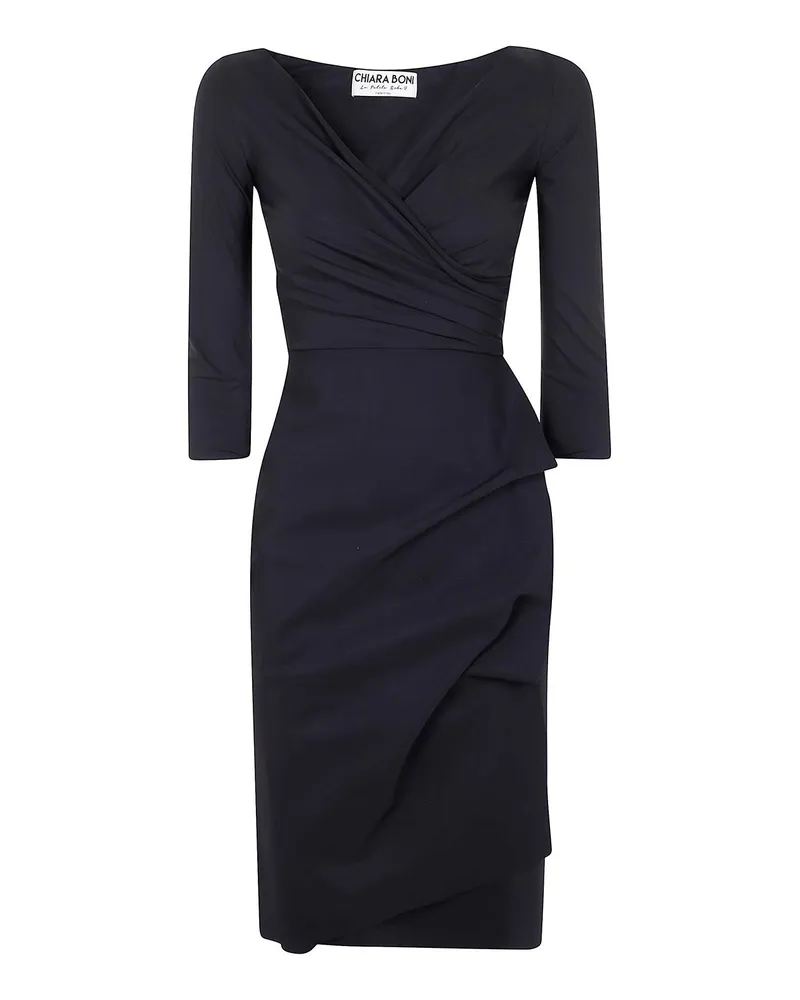 Chiara Boni Knielanges Kleid - Schwarz Schwarz