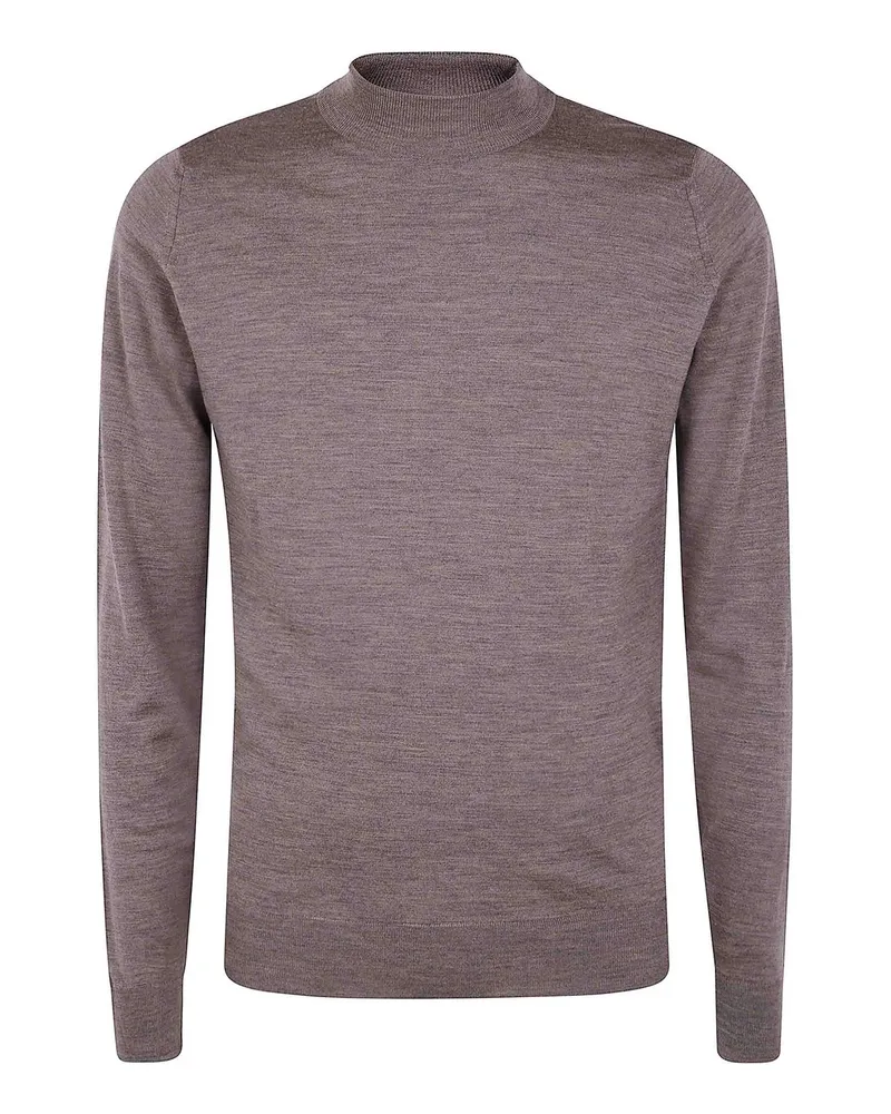 John Smedley Rollkragenpullover - Nude Nude