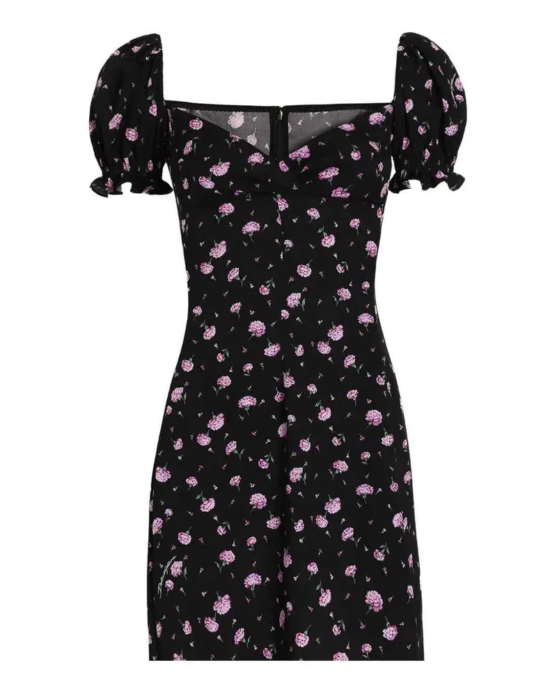 Dolce & Gabbana Knielanges Kleid - Schwarz Schwarz