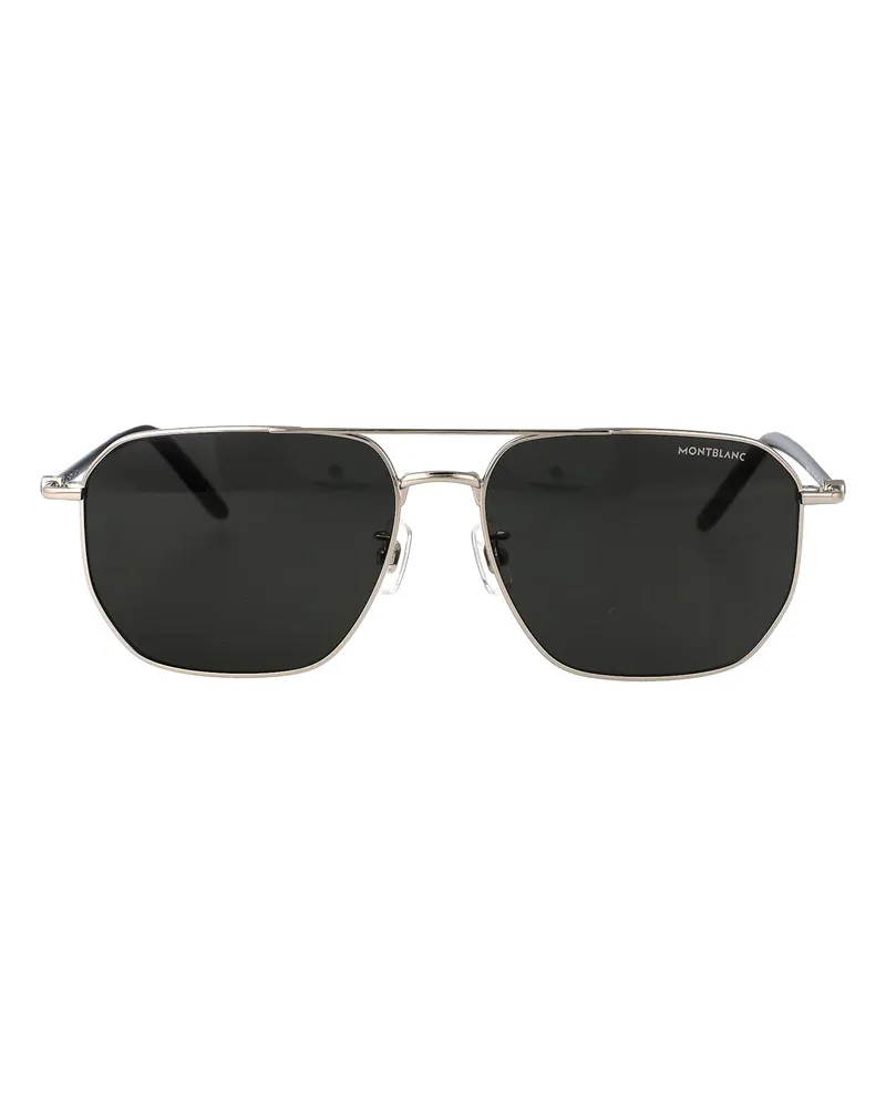 Montblanc Sonnenbrille - Silber Silber