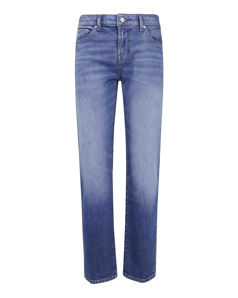 7 for all mankind Straight Leg Jeans - Blau Blau