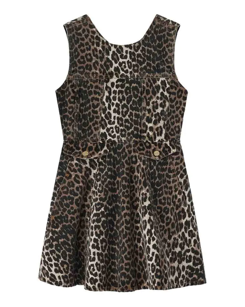 Ganni Kurzes Kleid - Beige Beige