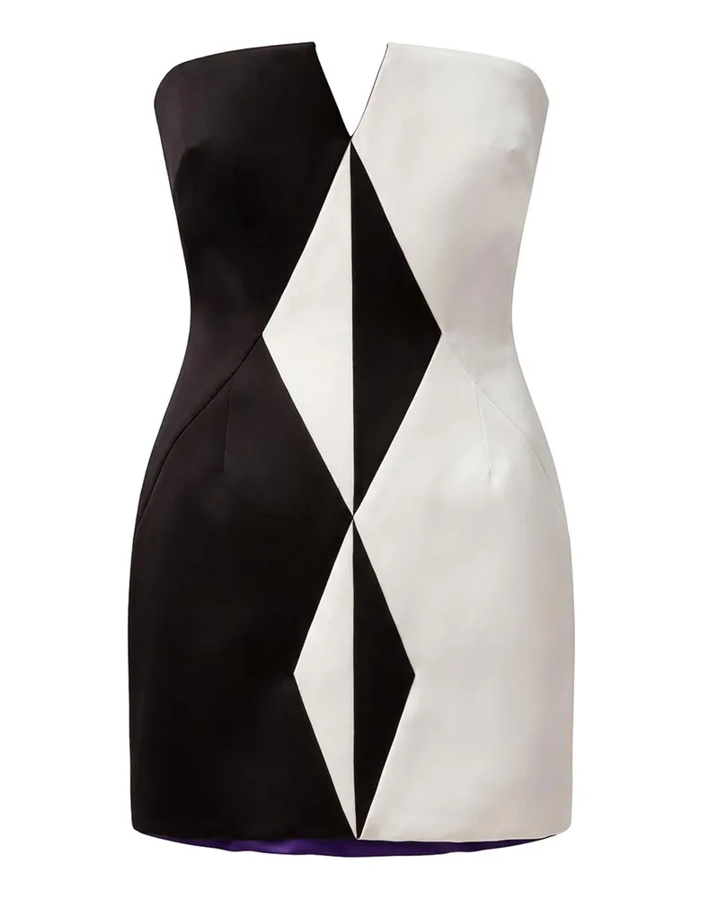 Versace Kurzes Kleid - Schwarz Schwarz