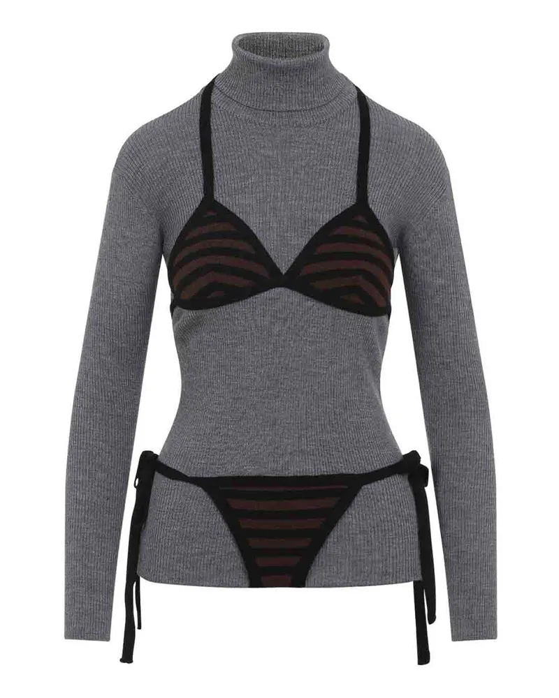 Moschino Rollkragenpullover - Bunt Bunt