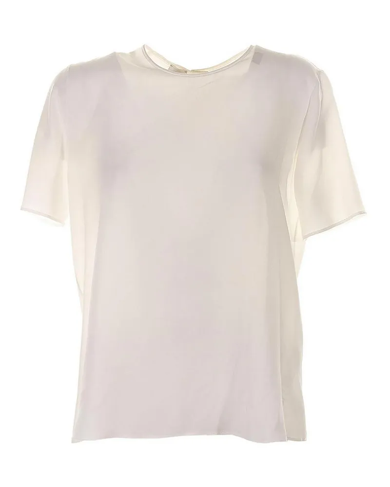 Eleventy Bluse - Weiß Weiß