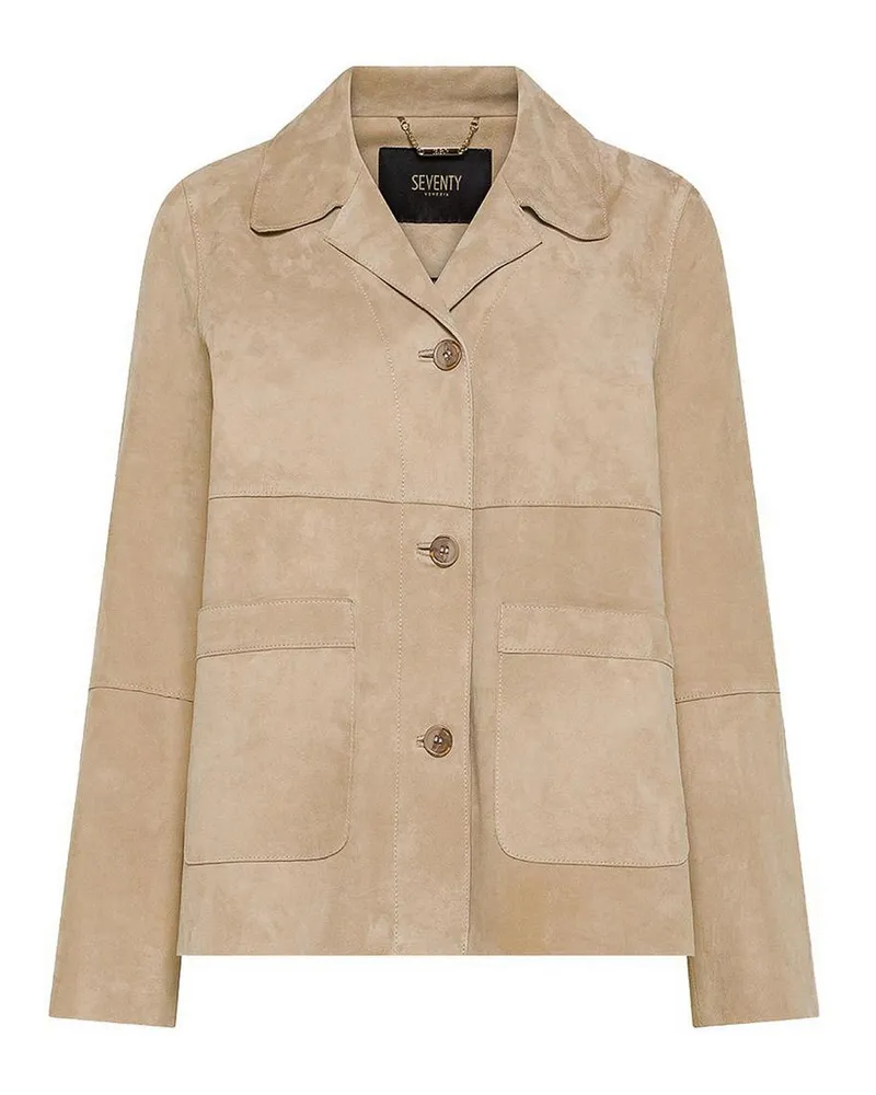 Seventy Lederjacke - Braun Beige