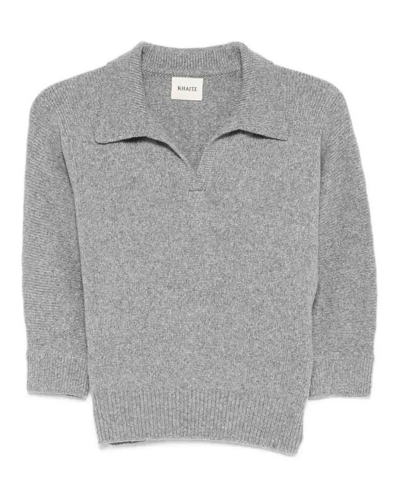 KHAITE Poloshirt - Grau Grau