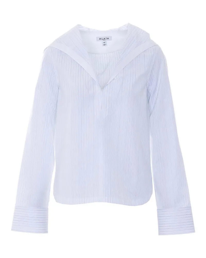 Alaïa Hemd - Weiß Weiß