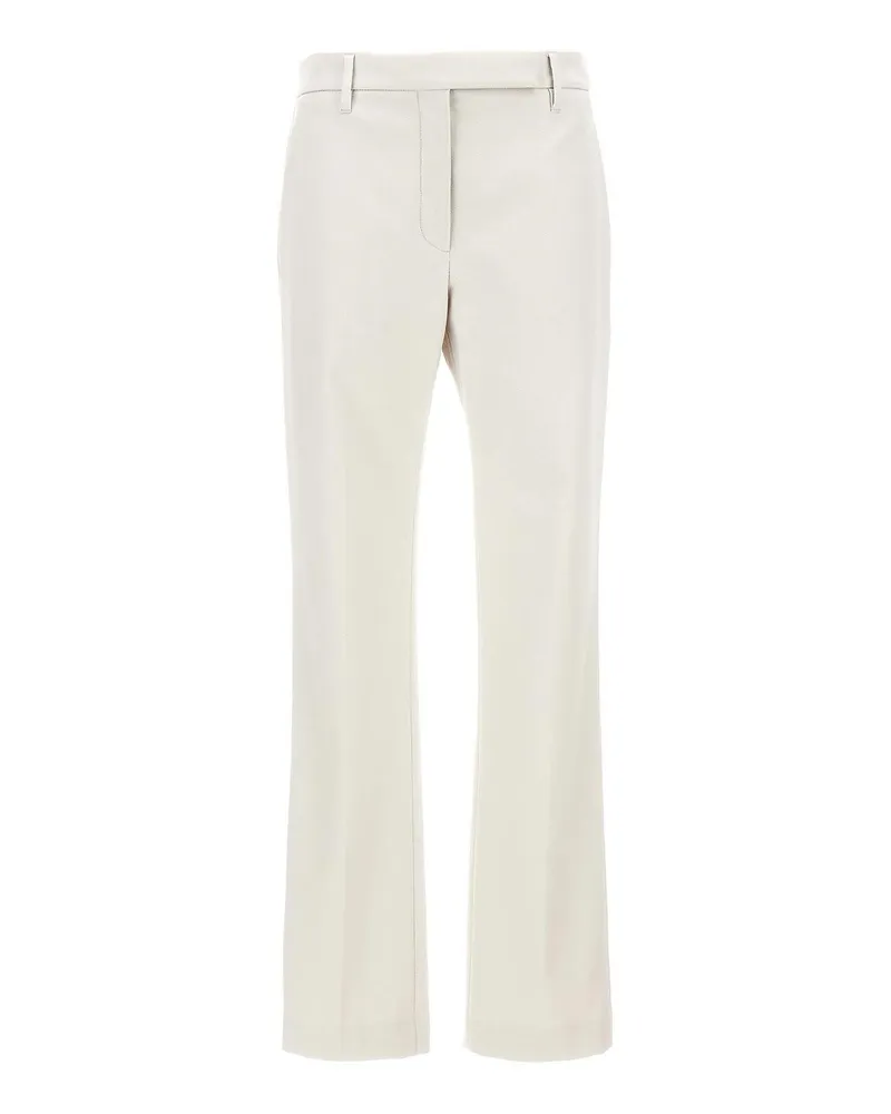 Brunello Cucinelli Formale Hose - Weiß Weiß