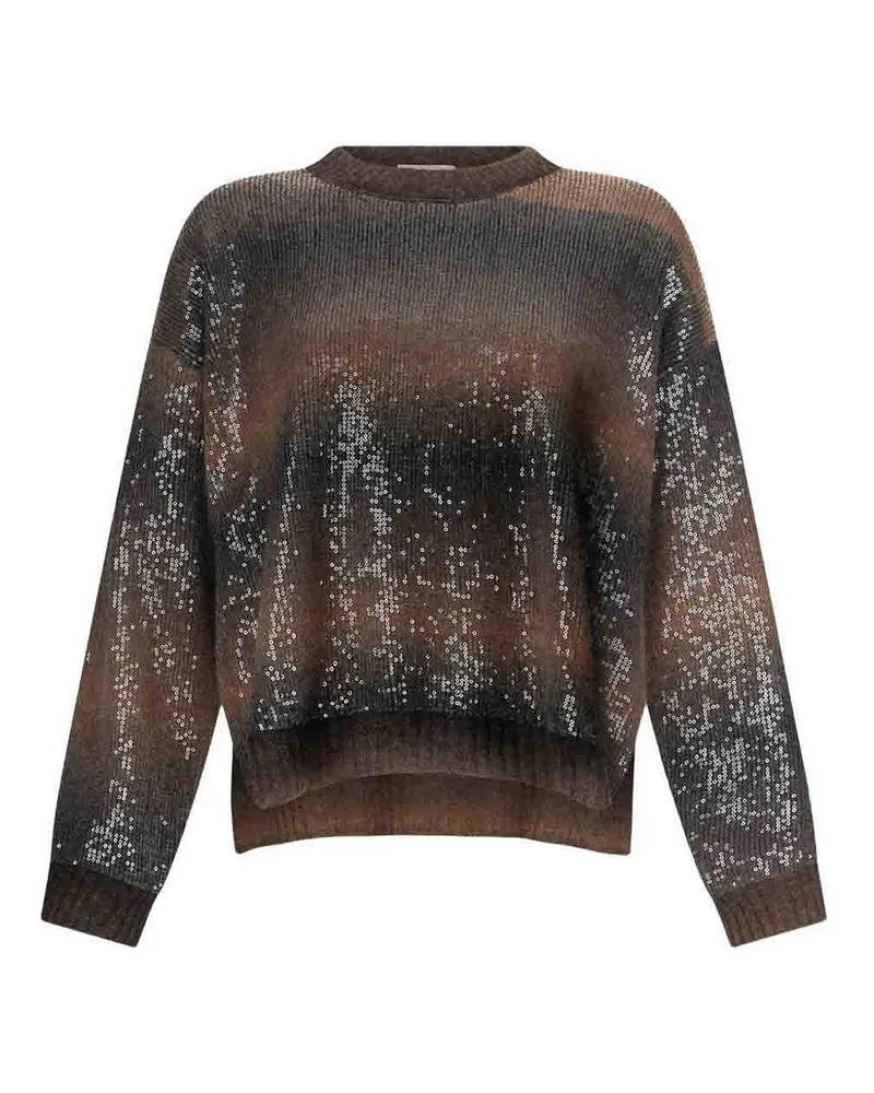 Liu Jo Rundhalspullover - Braun Braun