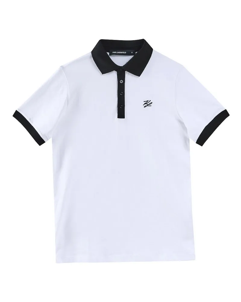 Karl Lagerfeld Poloshirt - Weiß Weiß