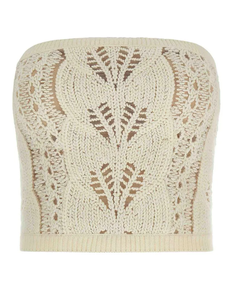 Ermanno Scervino Top - Weiß Weiß