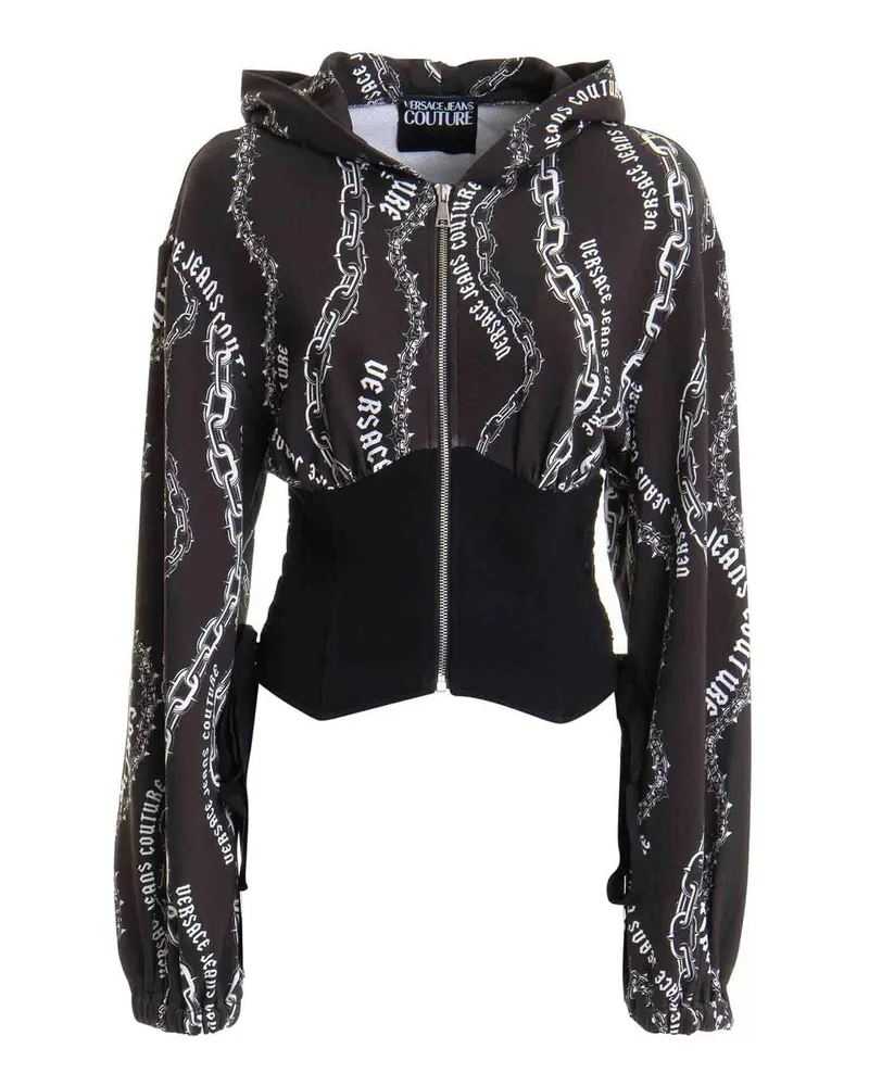 Versace Jeans Rundhalspullover - Schwarz Schwarz