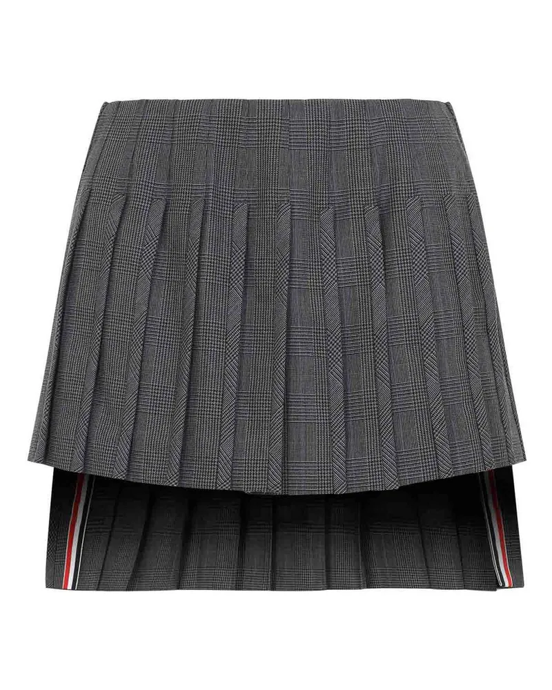 Thom Browne Minirock - Dunkelgrau Dunkelgrau