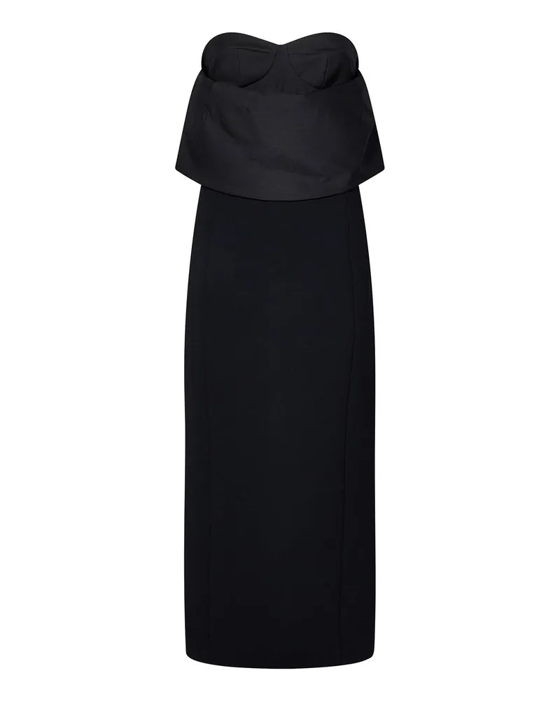 KHAITE Knielanges Kleid - Schwarz Schwarz