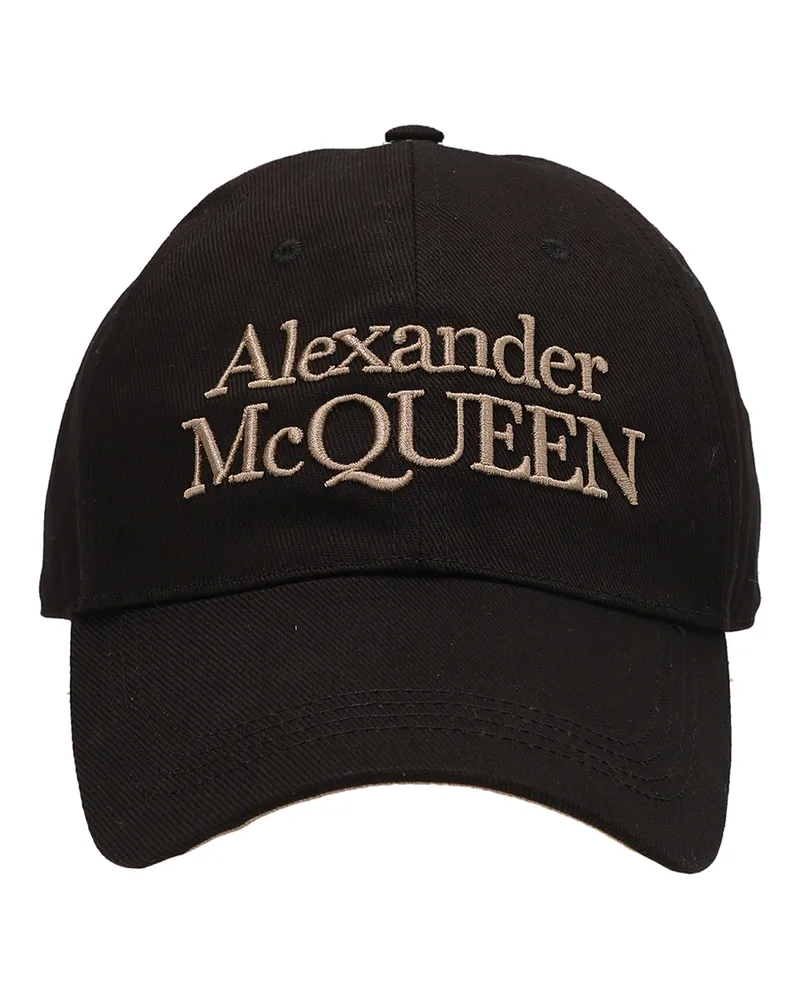 Alexander McQueen Hut - Schwarz Schwarz