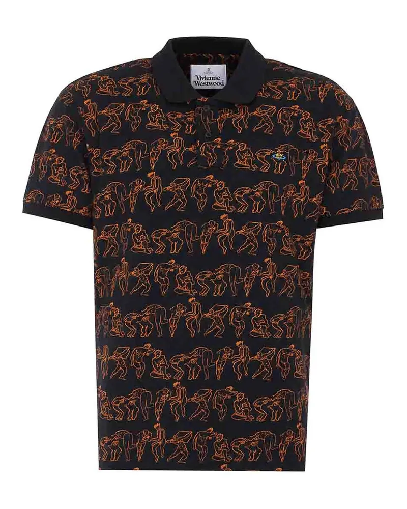 Vivienne Westwood Poloshirt - Schwarz Schwarz
