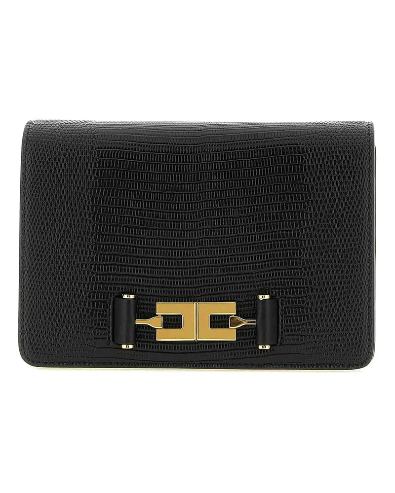 Elisabetta Franchi Umhängetasche - Schwarz Schwarz