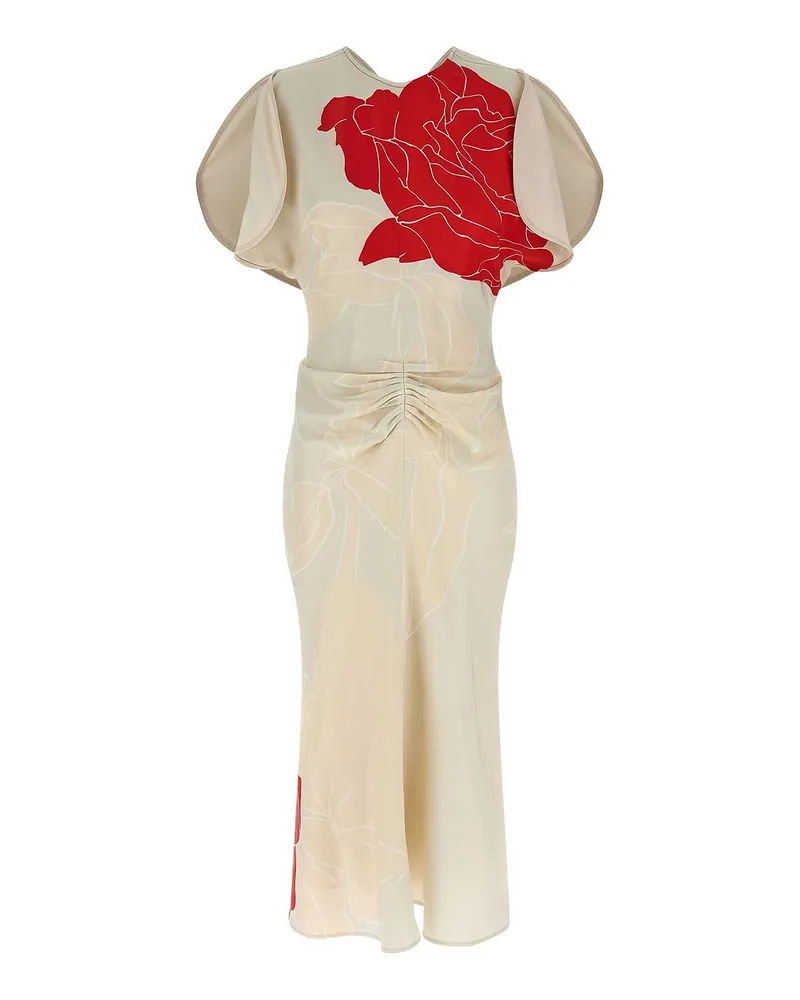 Victoria Beckham Knielanges Kleid - Bunt Bunt
