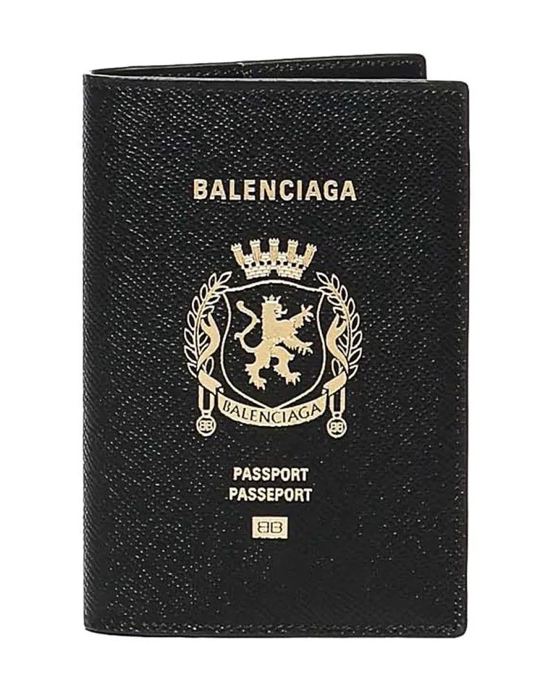 Balenciaga Portemonnaie - Schwarz Schwarz